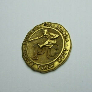 PRINCETON VS CORNELL TRACK MEET Antique Sports Award Medallion Dieges & Clust