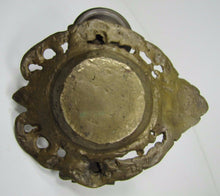 Load image into Gallery viewer, Antique Bronze Candlestick Cigar Lighter Matchholder Tray unique scalloped shell
