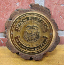 Load image into Gallery viewer, 1938 OFFICIAL RELIEF RELIC of HURRICANE and FLOOD Hartford Connectict Sept 21-24

