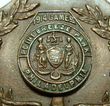 Load image into Gallery viewer, 1914 PHILADELPHIA POINT BREEZE PARK Games Sports Medallion Medal Winged Foot Pa
