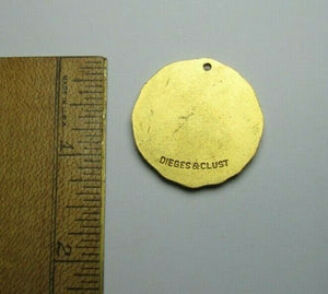 PRINCETON VS CORNELL TRACK MEET Antique Sports Award Medallion Dieges & Clust