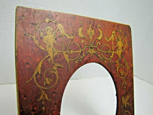 Load image into Gallery viewer, Cherubs Dragons Griffins Birds Flowers Antique Marquetry Inlaid Ornate Frame Art
