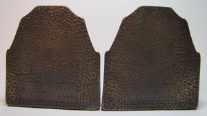 1920s TIGER & SNAKE CONNECTICUT FOUNDRY Art Deco Era Cast Iron Decorative Arts Bookends