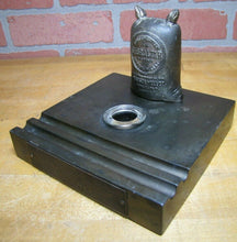 Load image into Gallery viewer, Antique MAUSER MILL Pa GIBRALTAR NORTHWESTERN SPRING WHEAT Advertising Inkwell
