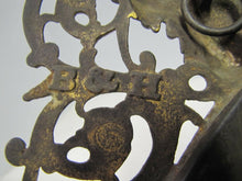 Load image into Gallery viewer, BRADLEY &amp; HUBBARD Antique Victorian Bevel Edge Mirror Triple Candle Holder B&amp;H
