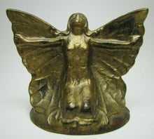 Load image into Gallery viewer, c1931 Art Deco FAIRY PIXIE NYMPH HAMPTON HARDWARE Co Bookend Decorative Statue
