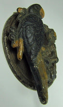 Load image into Gallery viewer, Antique Cast Iron Parrot Door Knocker Sm Interior Hardware B&amp;B Bathroom Bedroom
