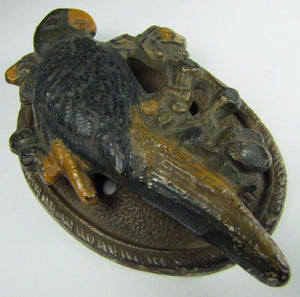 Antique Cast Iron Parrot Door Knocker Sm Interior Hardware B&B Bathroom Bedroom