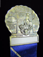 Load image into Gallery viewer, 1938 ATLANTIC CITY Art Deco BATHING BEAUTY BPOE Elks Convention Ribbon
