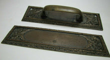 Load image into Gallery viewer, Antique Bronze Door PUSH &amp; PULL Plates Exquisite Architectural Hardware Elements
