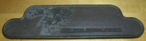 Old NEW YORK HERALD TRIBUNE Newspaper Advertising Cast Iron Paper Weight Sign Ad