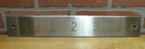 ELEVATOR LL - 1 - 2 - 3 - 4 Floor Indicator Sign Plaque Architectural Hardware