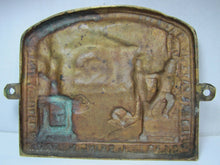 Load image into Gallery viewer, HERRING&#39;S FIREPROOF SAFE p1852 NEW YORK Antique Bronze Safe Plaque Sign Ornate
