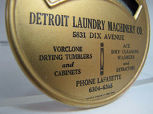 Load image into Gallery viewer, DETROIT LAUNDRY MACHINERY Co Old Advertising Thermometer Brown &amp; Bigelow Minn
