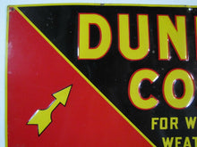Load image into Gallery viewer, Early 1900s Dundon Coal Advertising Sign &#39;for winter weather&#39; old embossed *Rare
