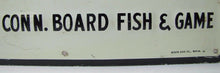 Load image into Gallery viewer, Old Connecticut Board Fish &amp; Game Permit Rqd to Hunt on This Area Sign Scioto
