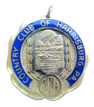 Load image into Gallery viewer, COUNTRY CLUB OF HARRISBURG PA Old Medallion Golf CC Sports Award Fob Ornate
