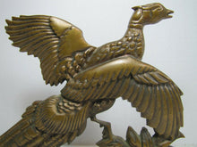 Load image into Gallery viewer, PHEASANT Antique Bronze Doorstop Decorative Art Statue COLRO USA Ornate Detail
