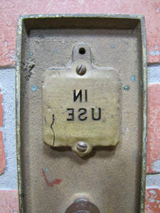 Old EE ELEVATOR PANEL IN USE & BUTTON Builidng Architectural Hardware