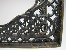 Load image into Gallery viewer, Old Cast Iron Architectural Pair Brackets Decorative Arts Hardware Elements
