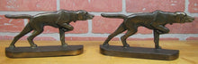Load image into Gallery viewer, HUBLEY POINTER HUNTING DOGS 303 Antique Bookends Doorstop Decorative Art Statues
