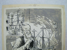 Load image into Gallery viewer, Memories of Yesterday by Joe Doyle Phila Pa Art Nautical Model Shipbuilder
