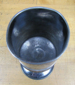 1886 NRC NEWPORT RIFLE CLUB Award Trophy Silver Plate Goblet Mountain Scene