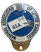 Load image into Gallery viewer, NATIONAL ASSOCIATION OF LETTER CARRIERS USA License Plate Topper Sign UNION MADE
