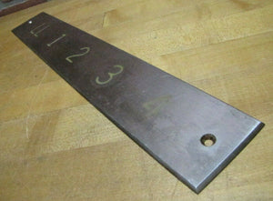ELEVATOR LL - 1 - 2 - 3 - 4 Floor Indicator Sign Plaque Architectural Hardware