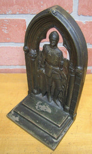 1931 TRAVELERS Convention PALM BEACH FLORIDA Ins Co Ad Bronze Bookend Doorstop