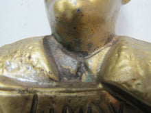 Load image into Gallery viewer, Old &#39;LINDY&#39; CHARLES LINDBERGH Figural Cast Metal Bookend Decorative Art Statue

