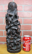 Load image into Gallery viewer, AFRICAN FOLK ART TREE OF LIFE Old Decorative Art Statue Artist Signed D ADAMSON
