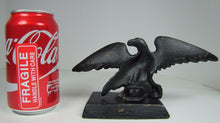 Load image into Gallery viewer, Antique Cast Iron FOE FRATERNAL ORDER of EAGLES Bookend Small Doorstop Statue
