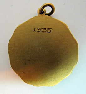 1935 BROOKLYN New York LONG JUMP Sports Award Medallion NEW UTRECHT HS