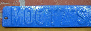 MOOTZ'S SUNBEAM BREAD Old Door Push Store Display Ad Sign Embossed Metal W Va