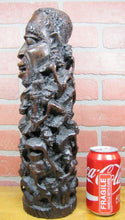 Load image into Gallery viewer, AFRICAN FOLK ART TREE OF LIFE Old Decorative Art Statue Artist Signed D ADAMSON
