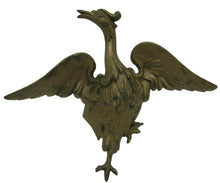Load image into Gallery viewer, Spread Winged Eagle Bird Antique Cast Iron Architectural Hardware Element
