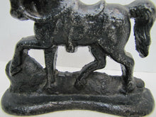 Load image into Gallery viewer, HORSE Cast Iron Doorstop figural book end door stopper decorative art statue
