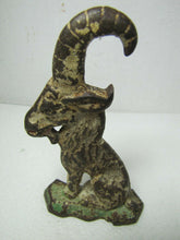Load image into Gallery viewer, Antique Cast Iron Billy Goat Bottle Opener original old paint ornate detailing
