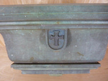 Load image into Gallery viewer, Antique Decorative Arts Church Cross Architectural Hardware Brass Bronze Patina
