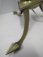 Load image into Gallery viewer, Arts &amp; Crafts Arrow Decorative Lamp Brass Bronze Triple Arrow Tip Point Legs

