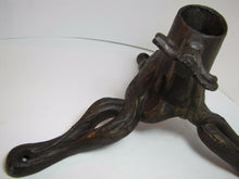 Load image into Gallery viewer, Antique Cast Iron Tree Base Roots Stand exquisite fine detailing pole base stand
