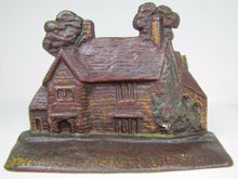 Load image into Gallery viewer, Ancestral Home of George Washington Antique Cast Iron House Doorstop Art Statue
