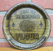 Load image into Gallery viewer, Antique JAMES QUIRK MILLING Co BEST ON RECORD FLOUR Tip Tray MINNEAPOLIS MINN

