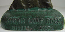 Load image into Gallery viewer, 1939 SUGAR LOAF ROCK WINONA MINNESOTA STATE FAIR BSA Cast Iron Doorstop RHTF
