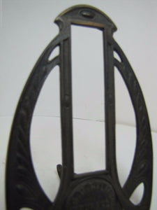 HELMS INSURANCE READING Pa Antique Advertising Frame Cast Iron 1900s toc