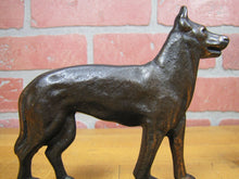 Load image into Gallery viewer, GERMAN SHEPHERD Guard Dogs Old Bookends Cast Iron Decorative Art Statues

