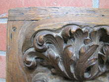 Load image into Gallery viewer, Antique Hand Carved Decorative Art Architectural Element Plaque thick detail
