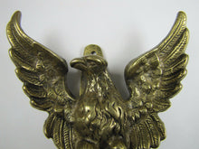 Load image into Gallery viewer, Spread Winged Eagle Old Brass Figural Door Knocker Hardware Element

