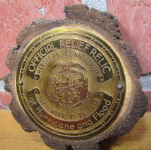 Load image into Gallery viewer, 1938 OFFICIAL RELIEF RELIC of HURRICANE and FLOOD Hartford Connectict Sept 21-24
